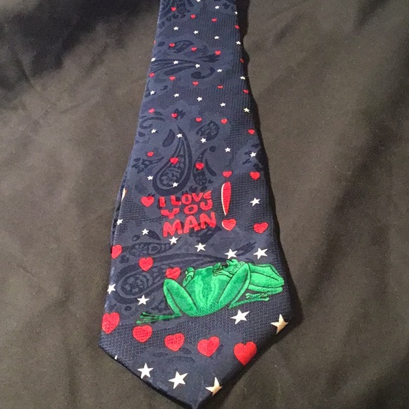 VINTAGE BUDWEISER TIE  I LOVE ❤️ YOU MAN. - Picture 6 of 7